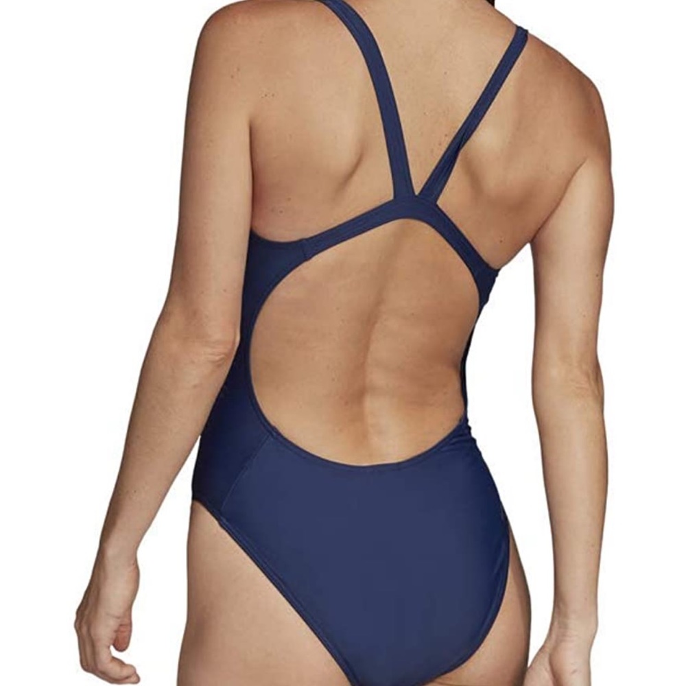 Adidas women color block swimsuit